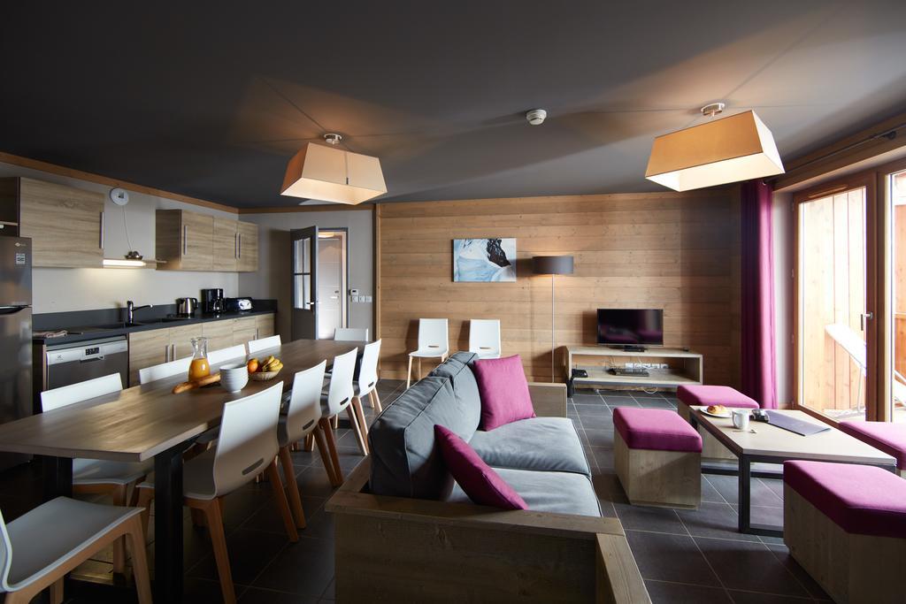 Cgh Residences & Spas Les Chalets Du Soleil Contemporain Saint-Martin-de-Belleville Cameră foto